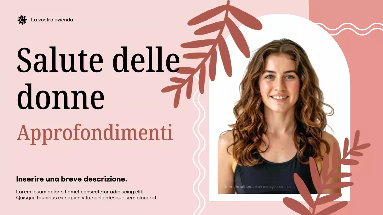 Presentazione dell'annuncio di Pink Modern Health