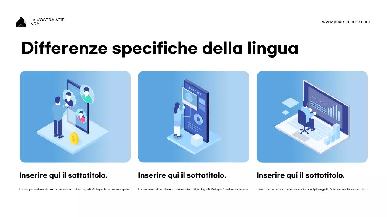 Presentazione della lezione di programmazione moderna blu