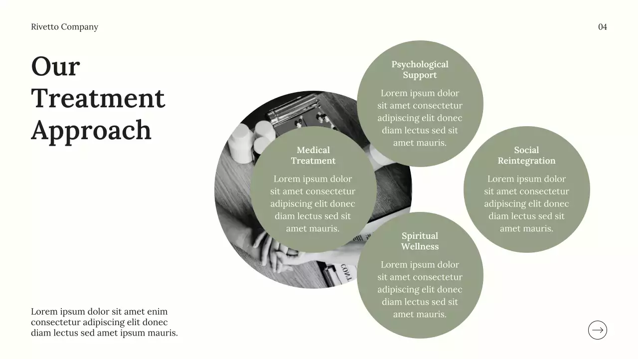 Bài thuyết trình về Hướng dẫn Chữa bệnh và Sức khỏe Tối giản Màu xám