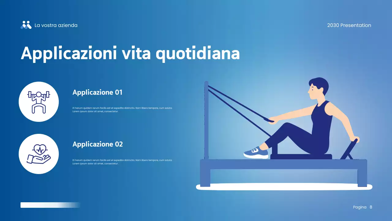 Presentazione Blue Modern Wellness