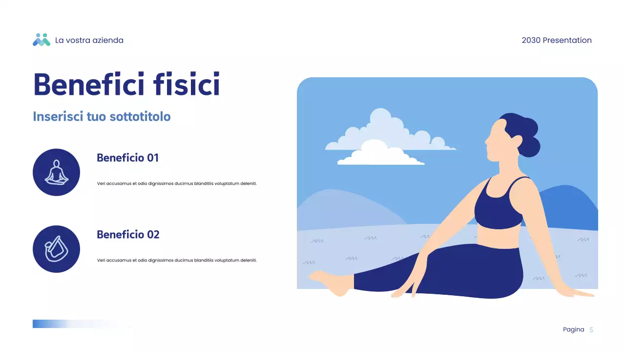 Presentazione Blue Modern Wellness