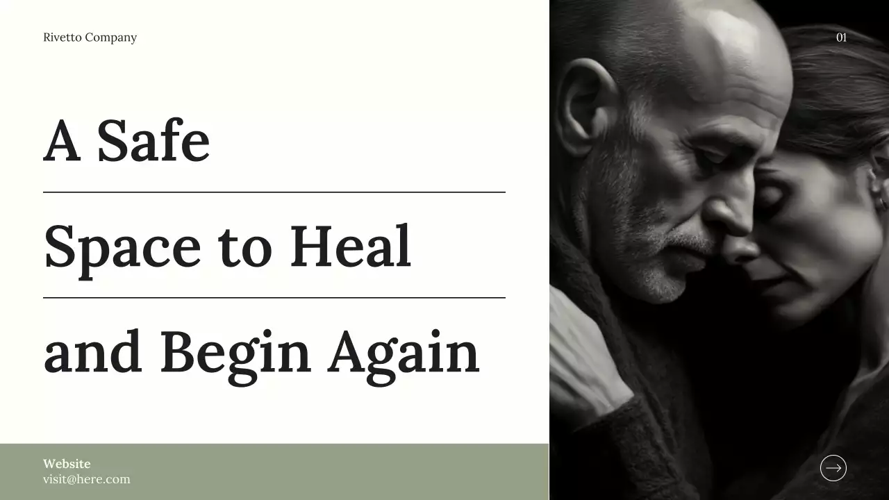 Grey Minimalist Healing and Wellness Guide Presentation