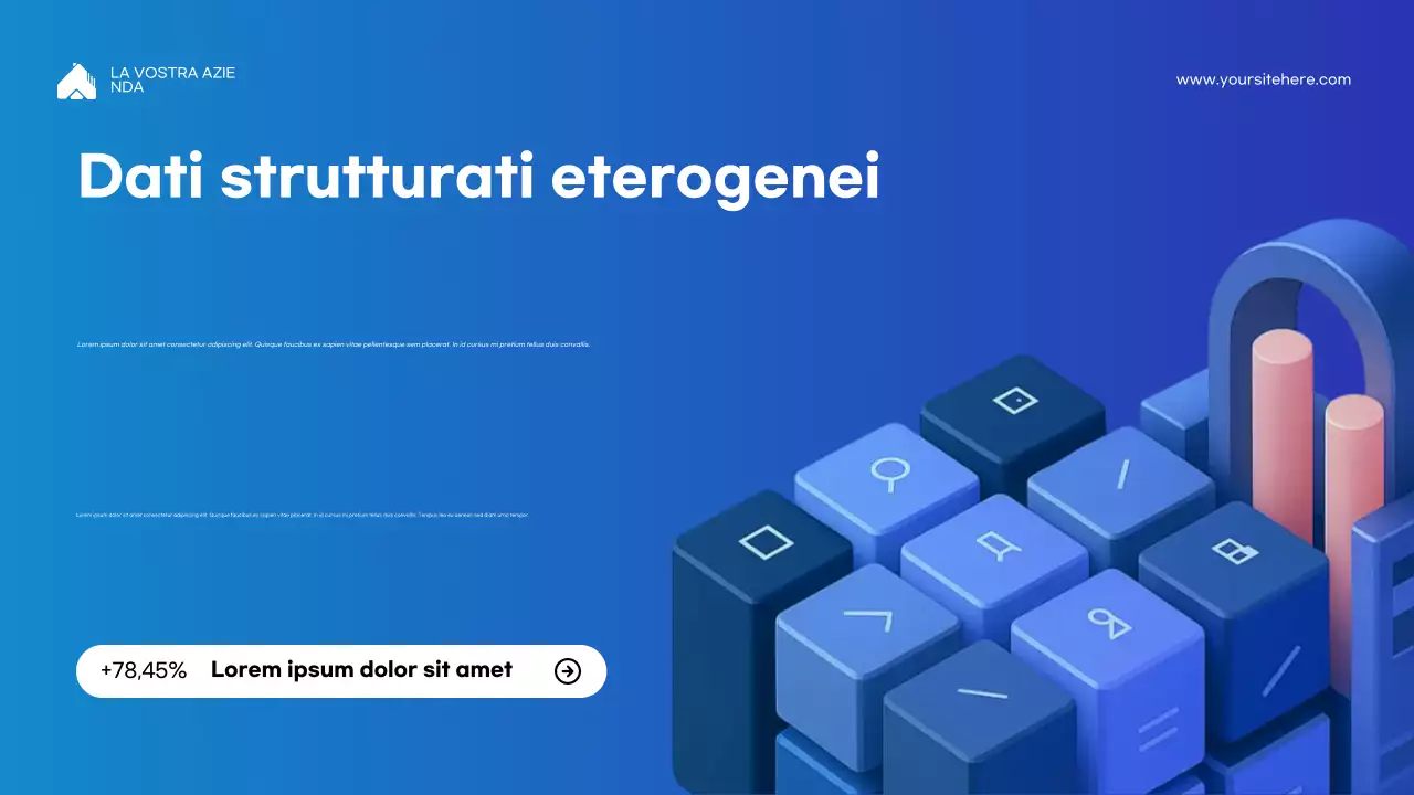 Presentazione della lezione di programmazione moderna blu