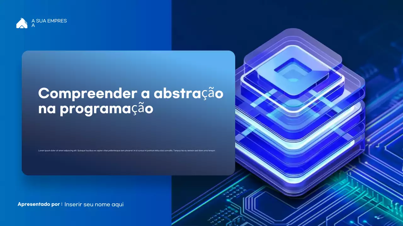 Apresentação da Palestra sobre Programação Moderna Azul