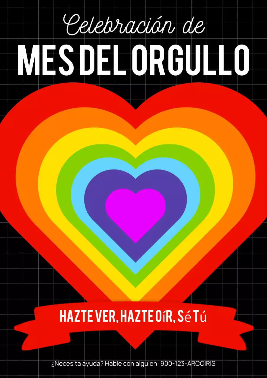 CARTEL DE CELEBRACIÓN DEL MES DEL ORGULLO