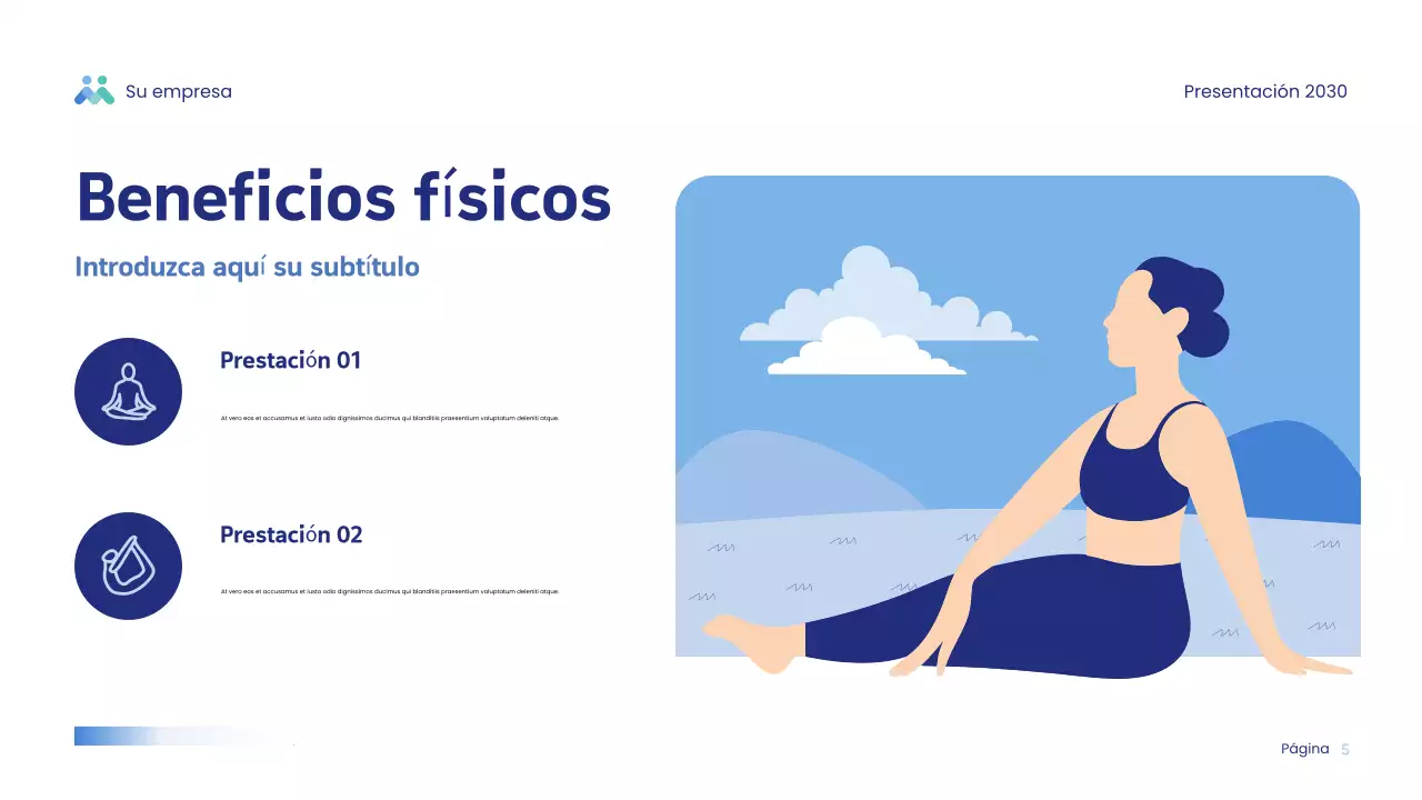 Presentación de Blue Modern Wellness