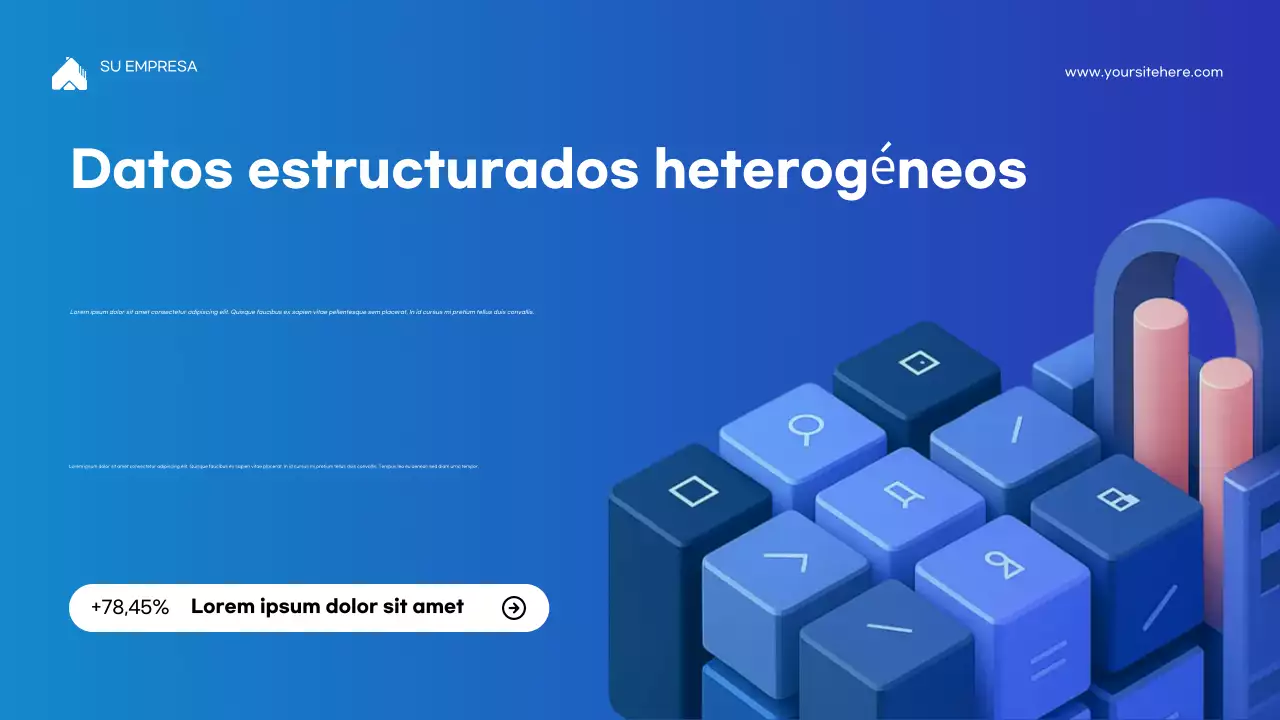 Presentación de la conferencia sobre programación moderna azul