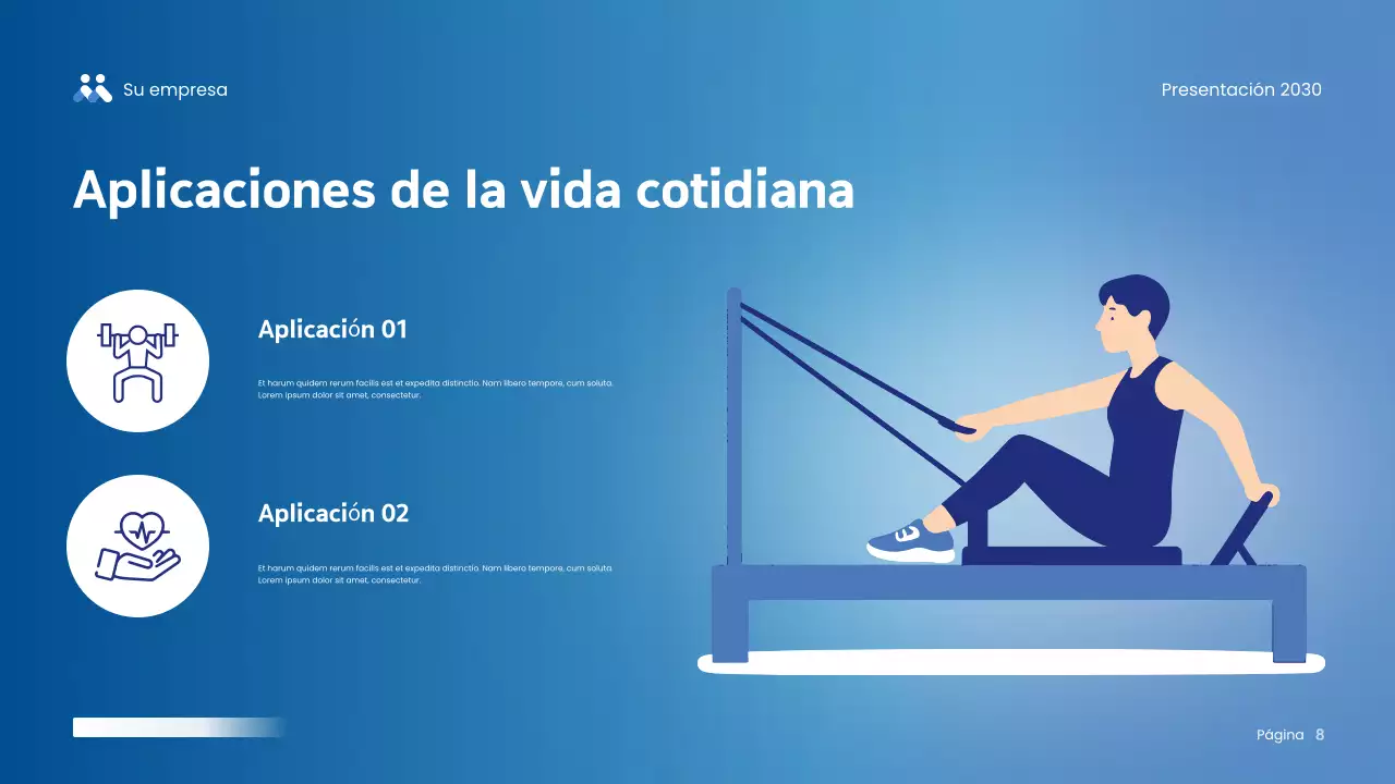 Presentación de Blue Modern Wellness