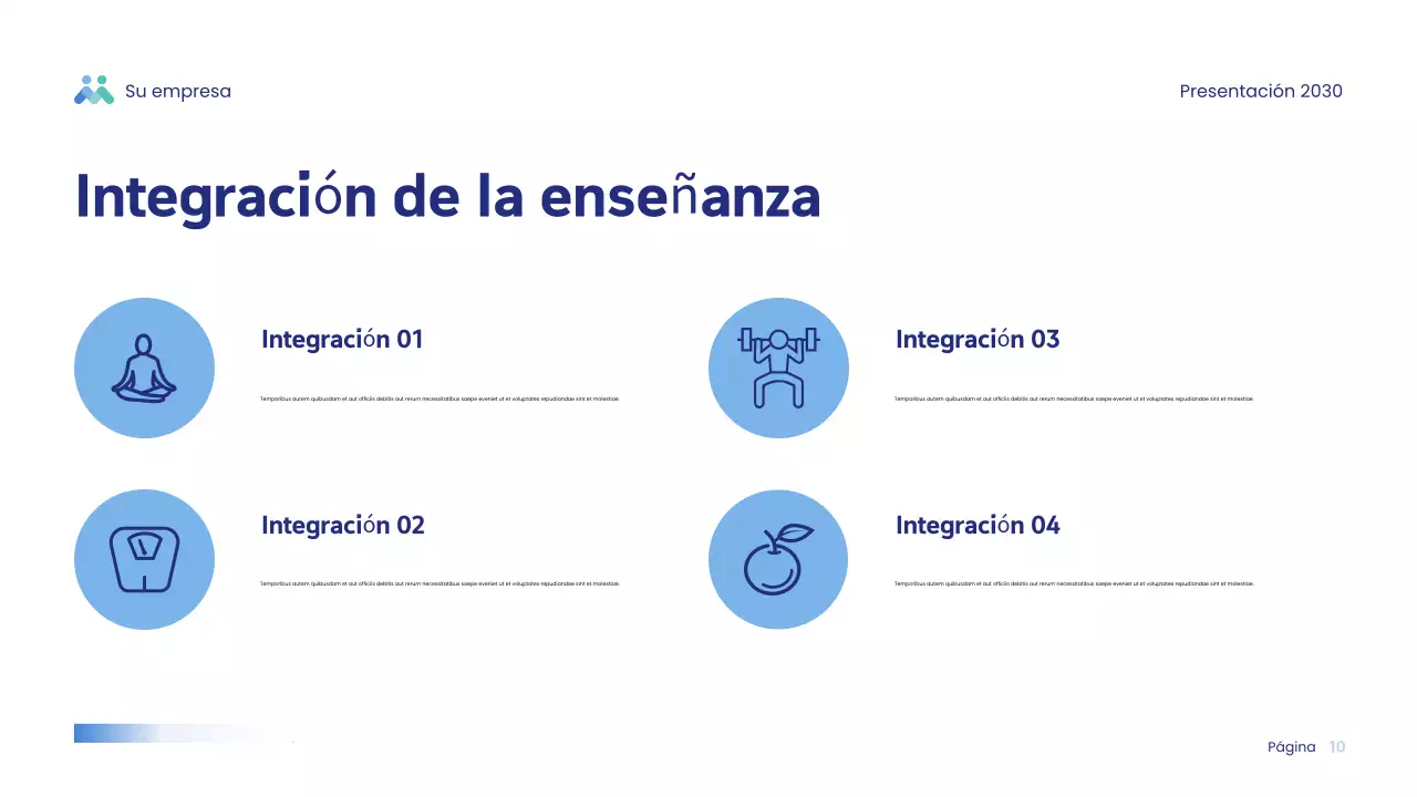 Presentación de Blue Modern Wellness