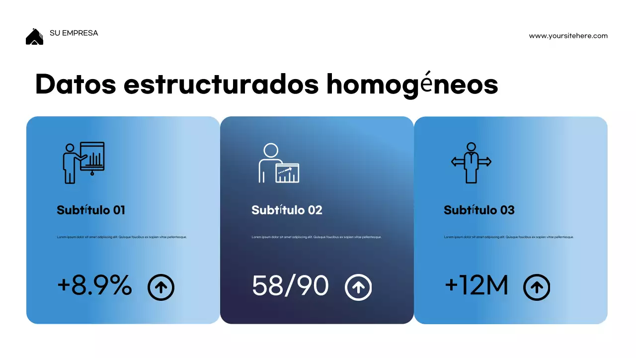 Presentación de la conferencia sobre programación moderna azul