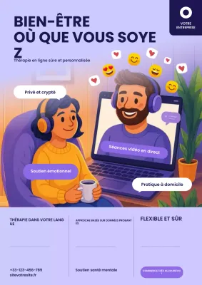 Affiche promotionnelle Purple Modern Therapy