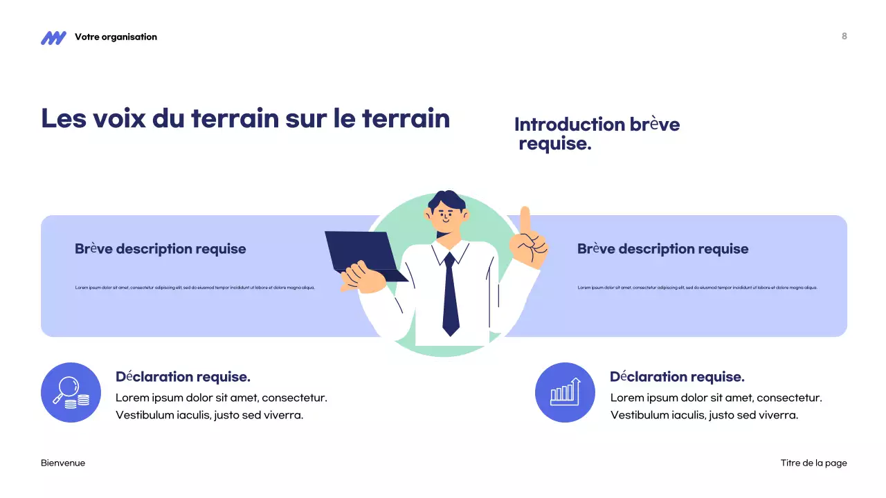 Présentation STEM Blue Modern