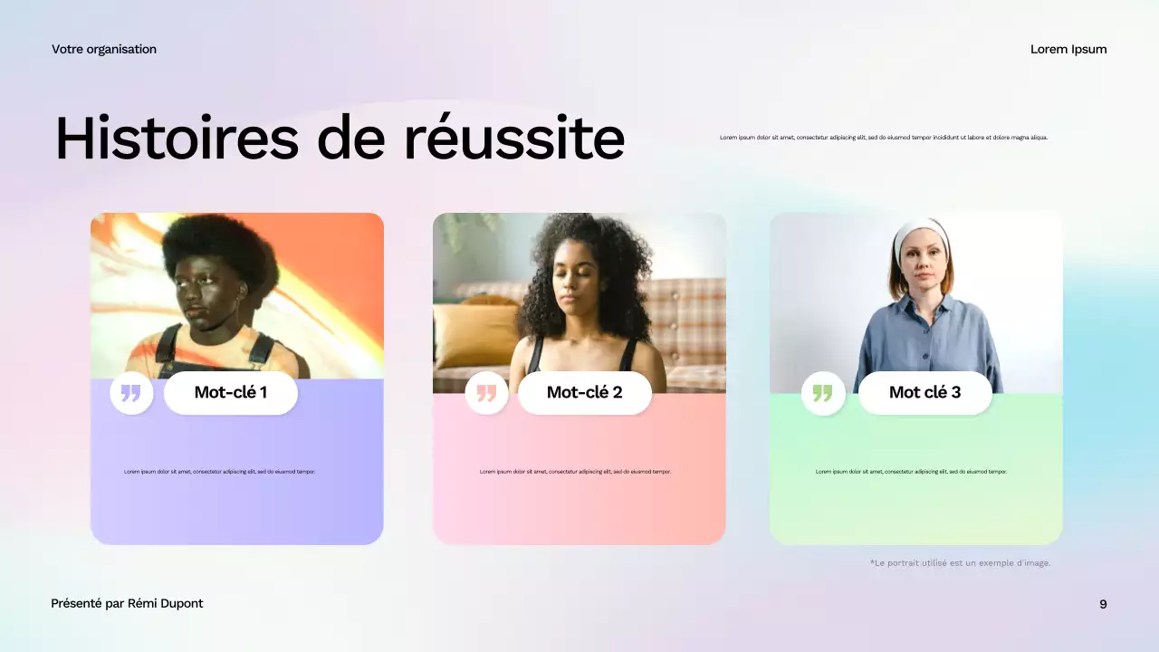 Présentation du guide de bien-être moderne et blanc