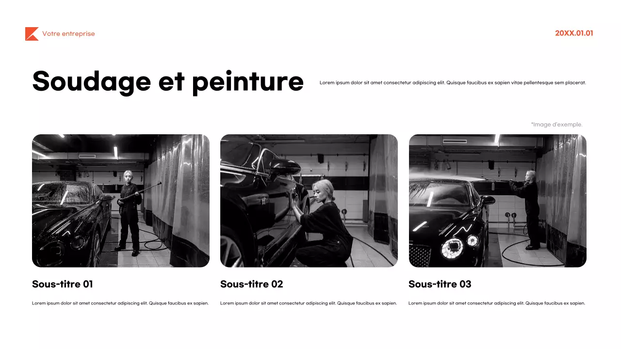 Présentation du guide des véhicules modernes noirs