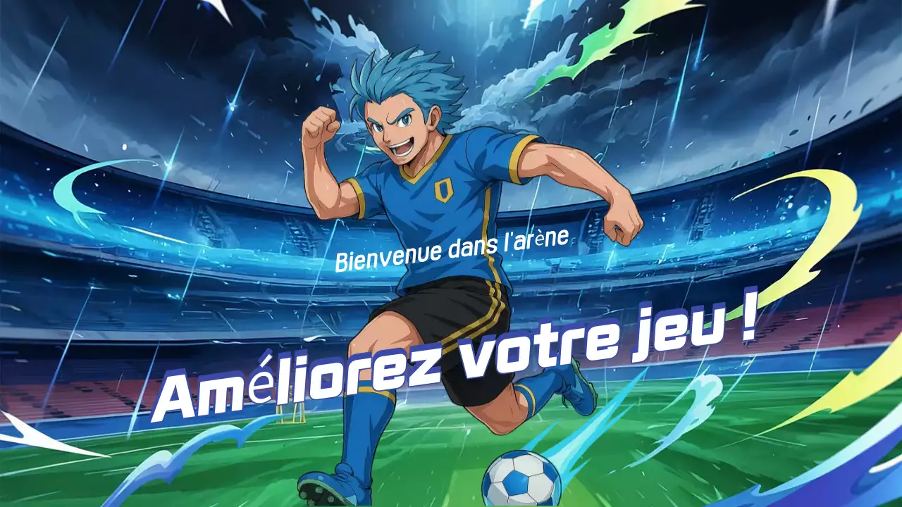 Vignette YouTube de la promotion du football Blue Animation