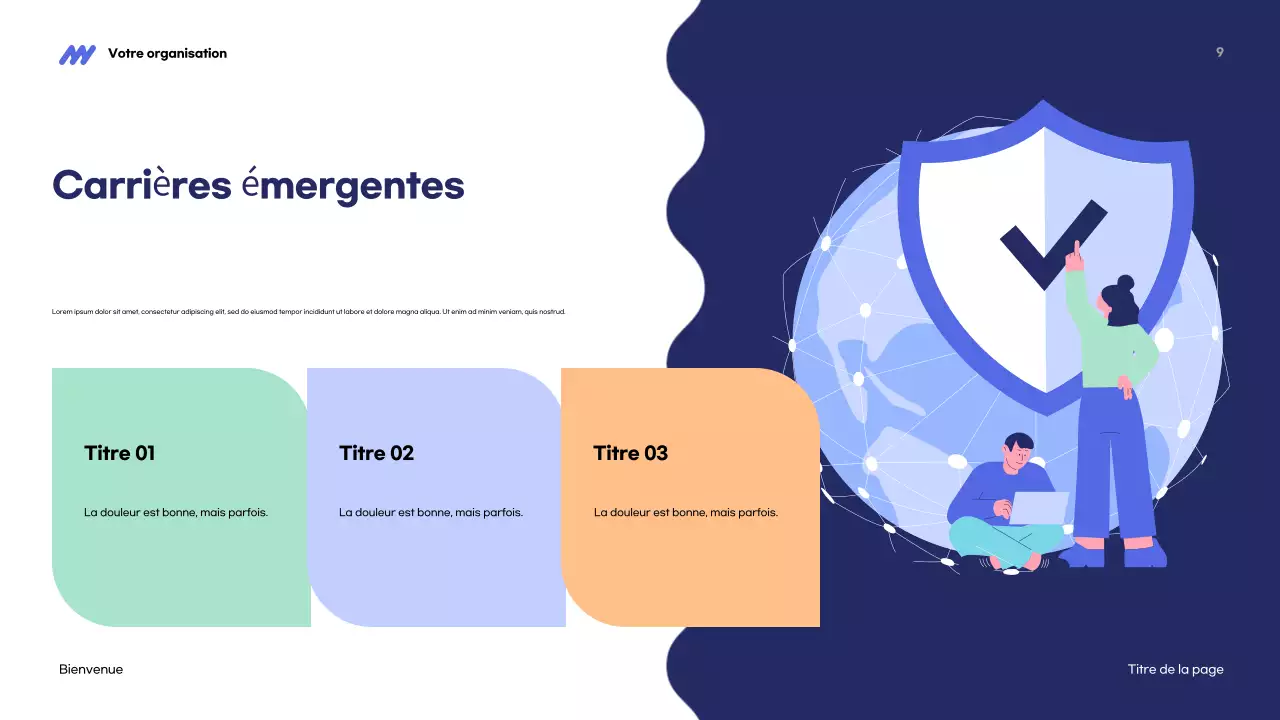 Présentation STEM Blue Modern