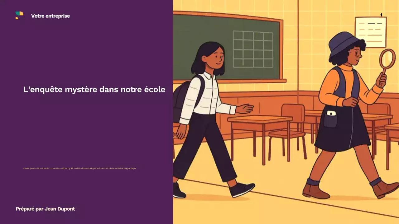 Présentation du guide scolaire Purple Comic