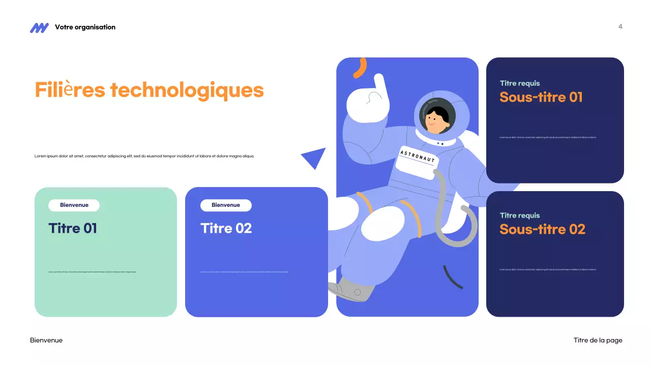 Présentation STEM Blue Modern