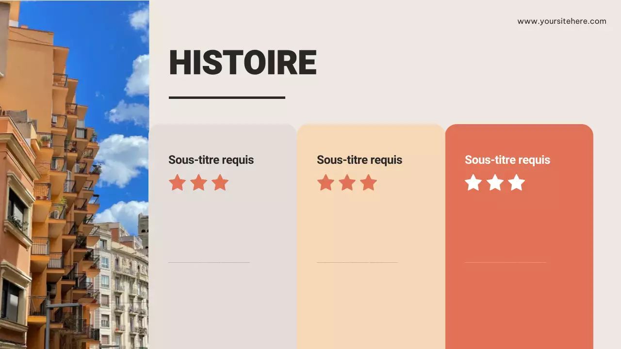 Présentation publicitaire de Brown Rustic Travel