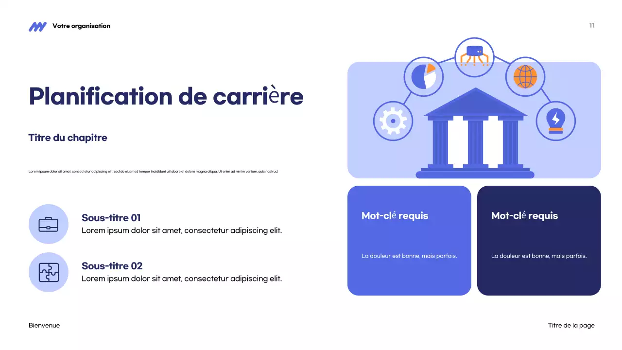 Présentation STEM Blue Modern