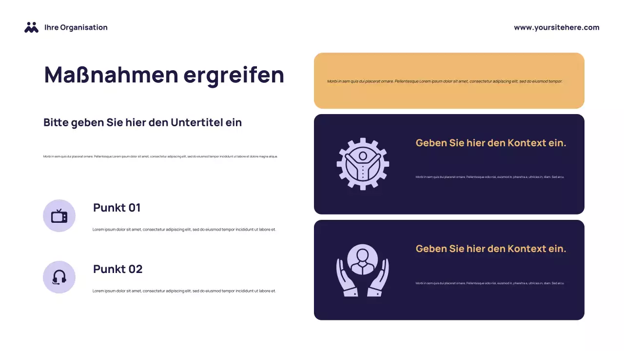 Lila Moderner Leitfaden für psychische Gesundheit Präsentation