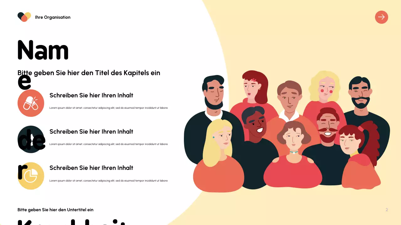 Orange Modern Health Guide Präsentation