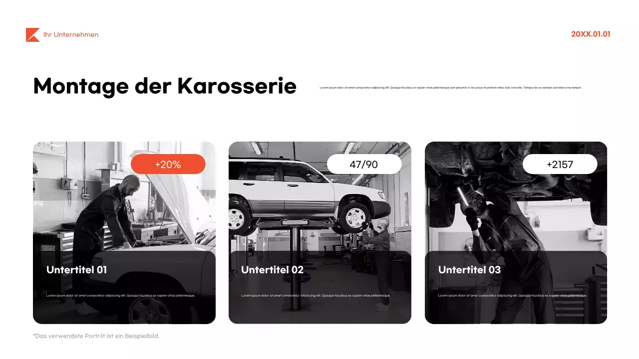 Leitfaden für moderne schwarze Fahrzeuge Präsentation