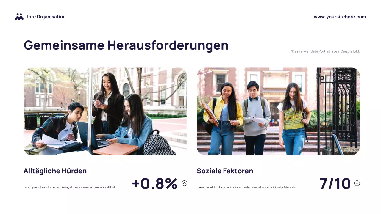 Lila Moderner Leitfaden für psychische Gesundheit Präsentation