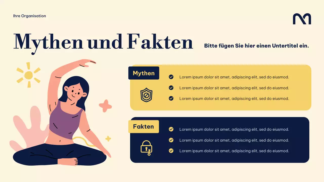 Moderner Meditationsleitfaden der Marine – Präsentation