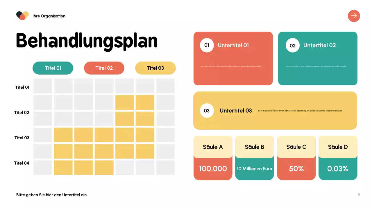 Orange Modern Health Guide Präsentation