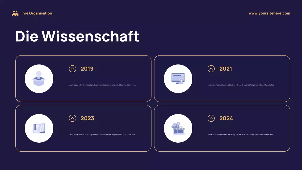 Lila Moderner Leitfaden für psychische Gesundheit Präsentation