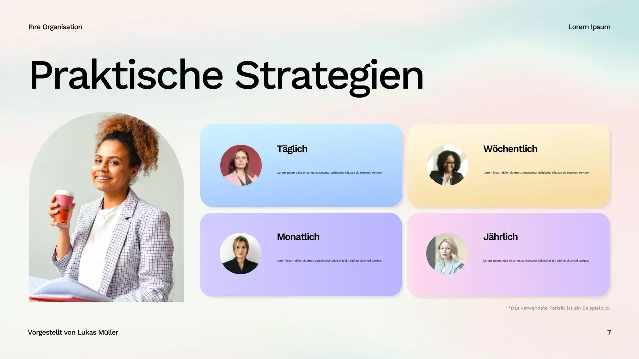 Weißer moderner Wellness-Leitfaden Präsentation