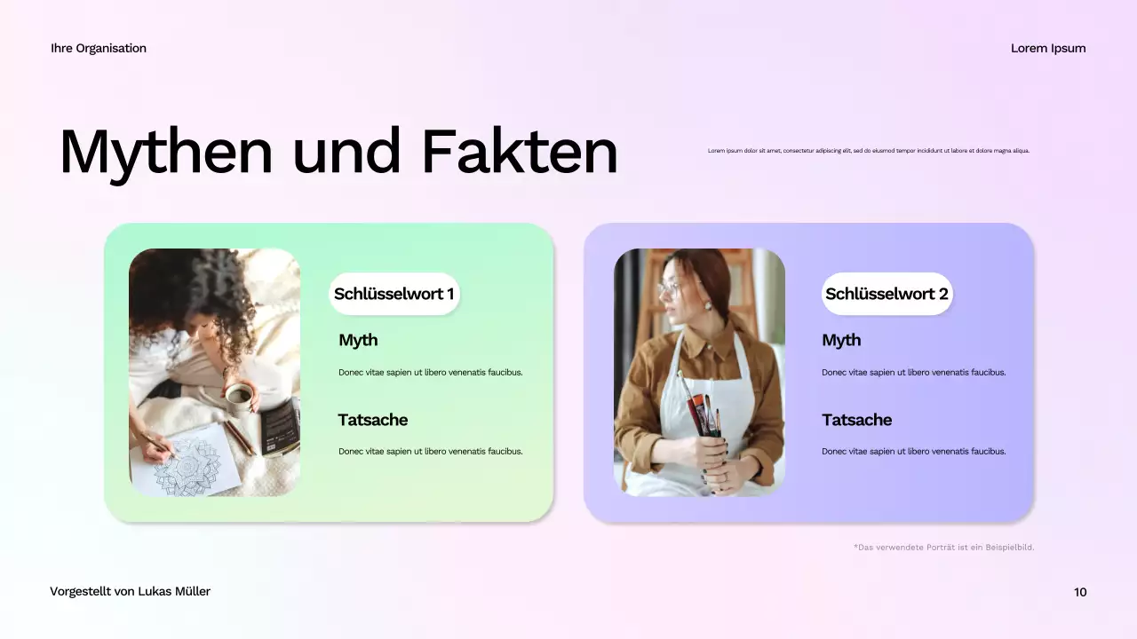 Weißer moderner Wellness-Leitfaden Präsentation
