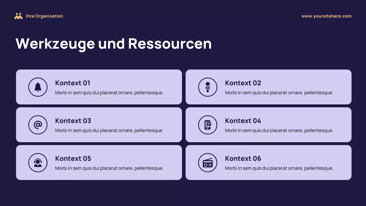 Lila Moderner Leitfaden für psychische Gesundheit Präsentation