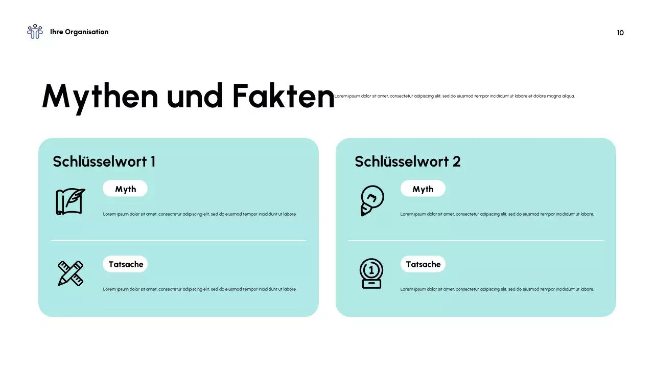 Mint Moderne psychische Gesundheit Vortragspräsentation