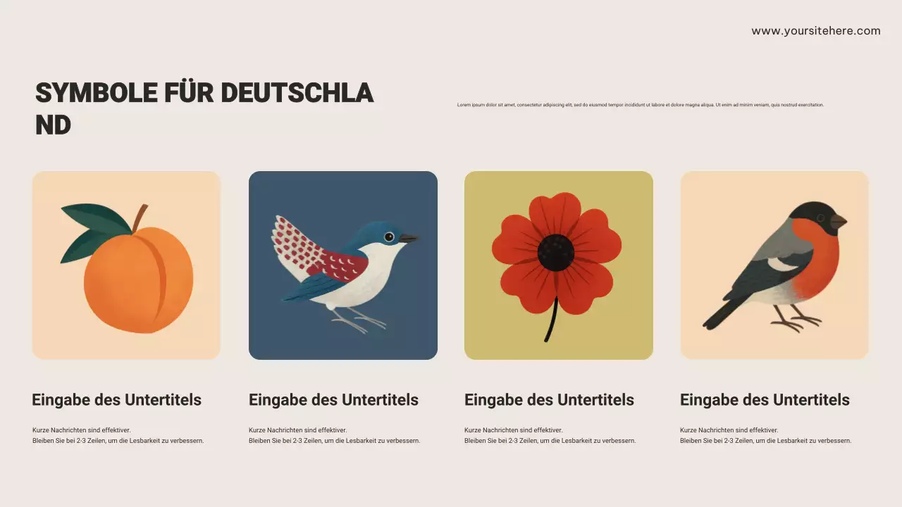 Braune rustikale Reisewerbung Präsentation