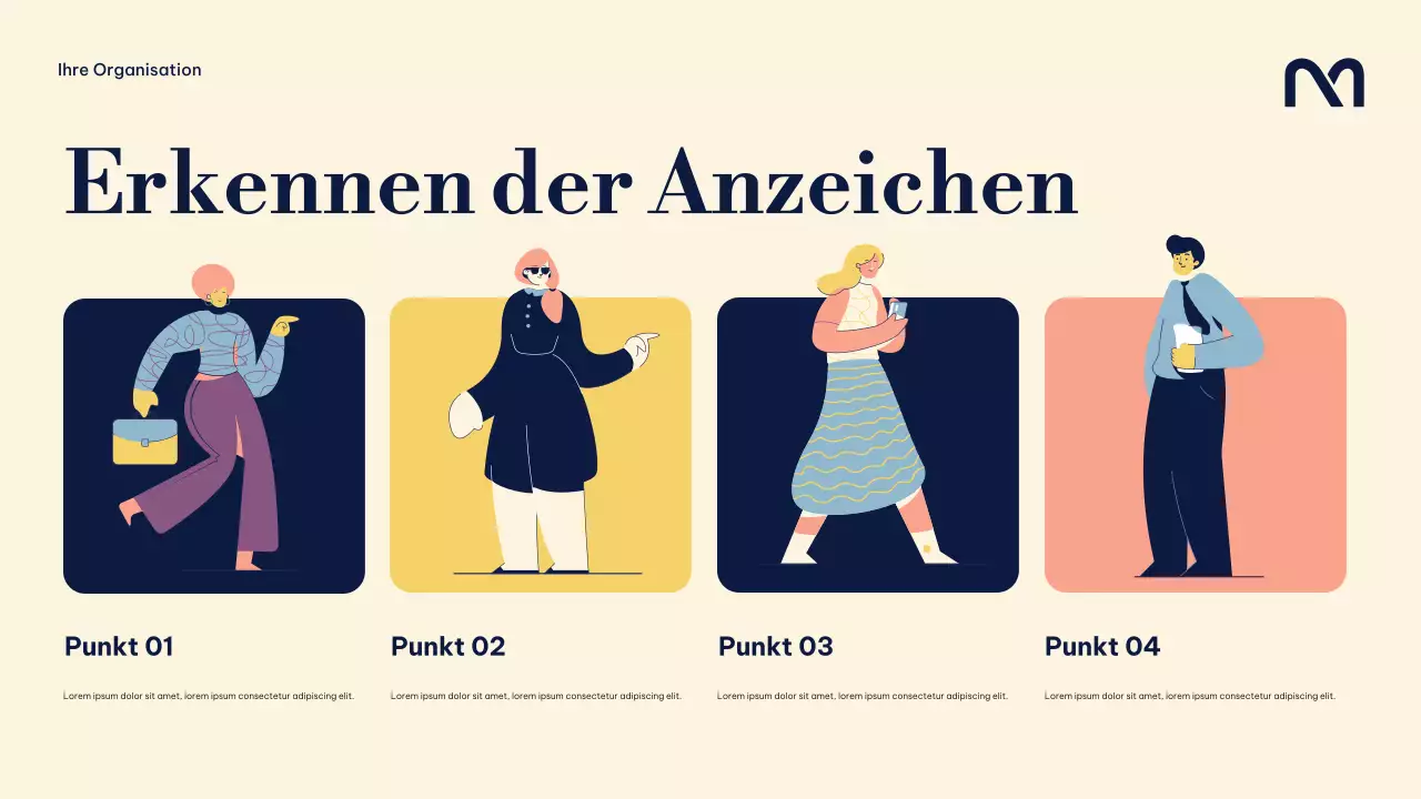 Moderner Meditationsleitfaden der Marine – Präsentation