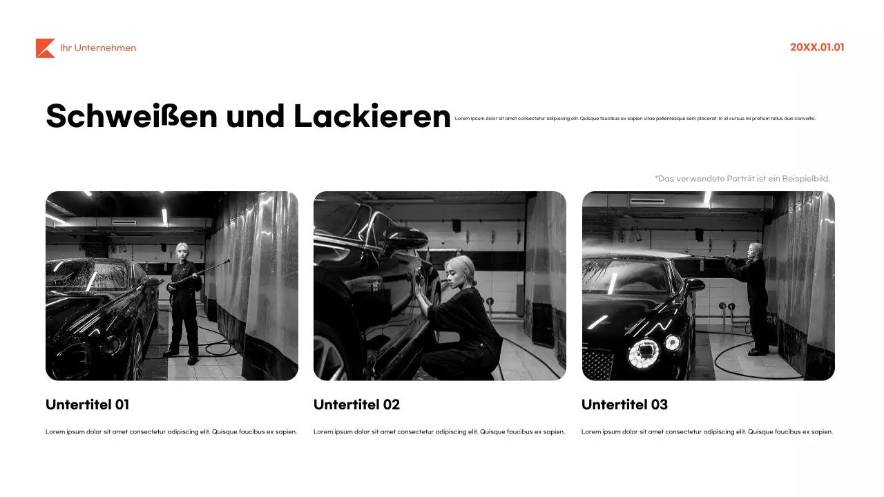 Leitfaden für moderne schwarze Fahrzeuge Präsentation