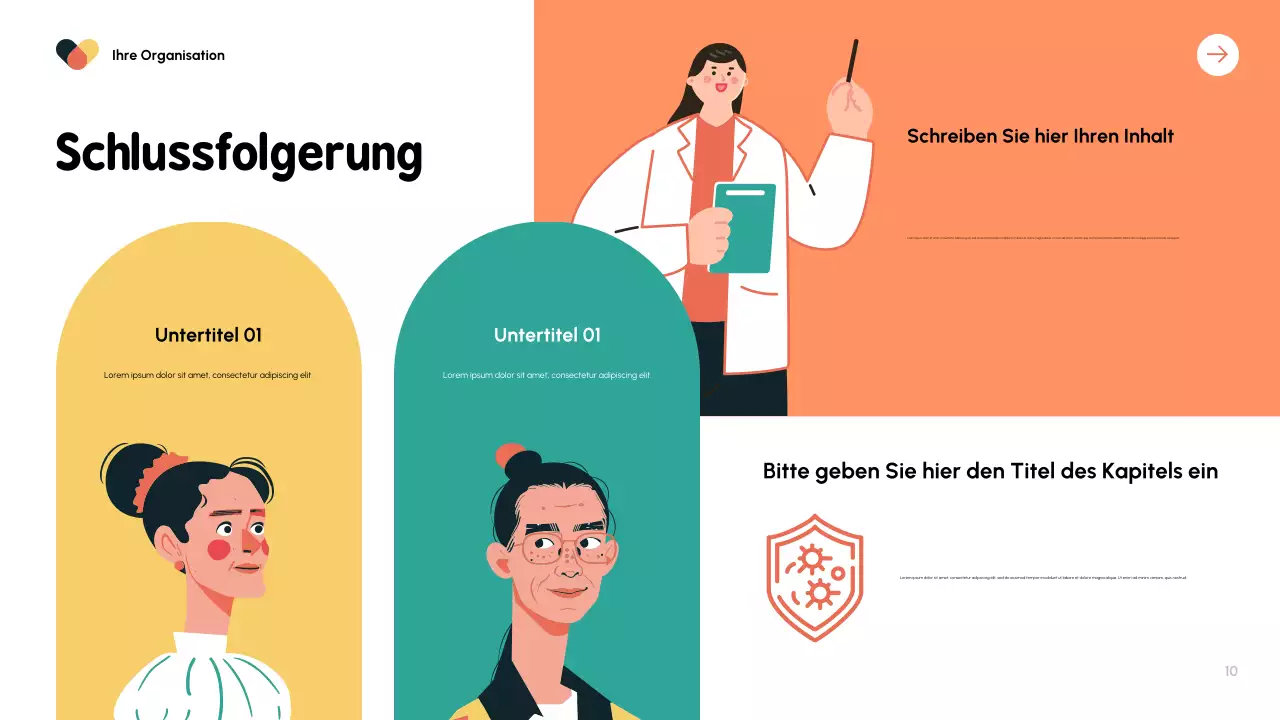 Orange Modern Health Guide Präsentation