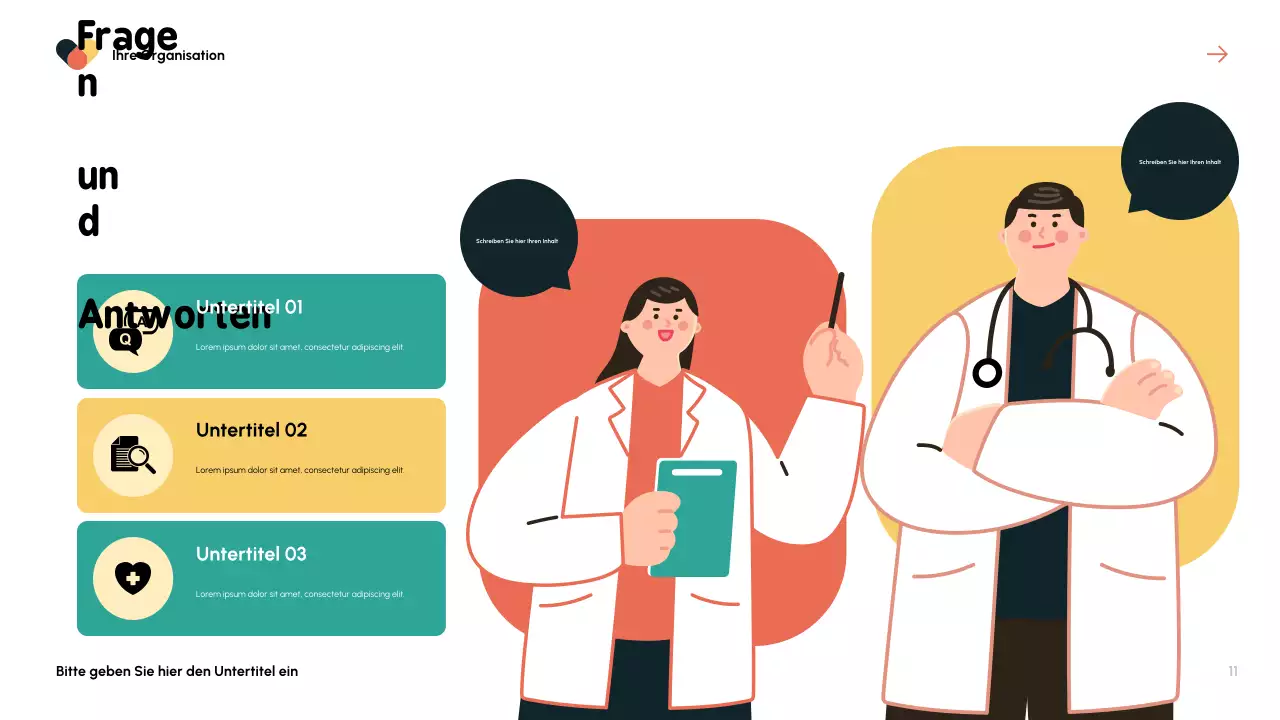 Orange Modern Health Guide Präsentation