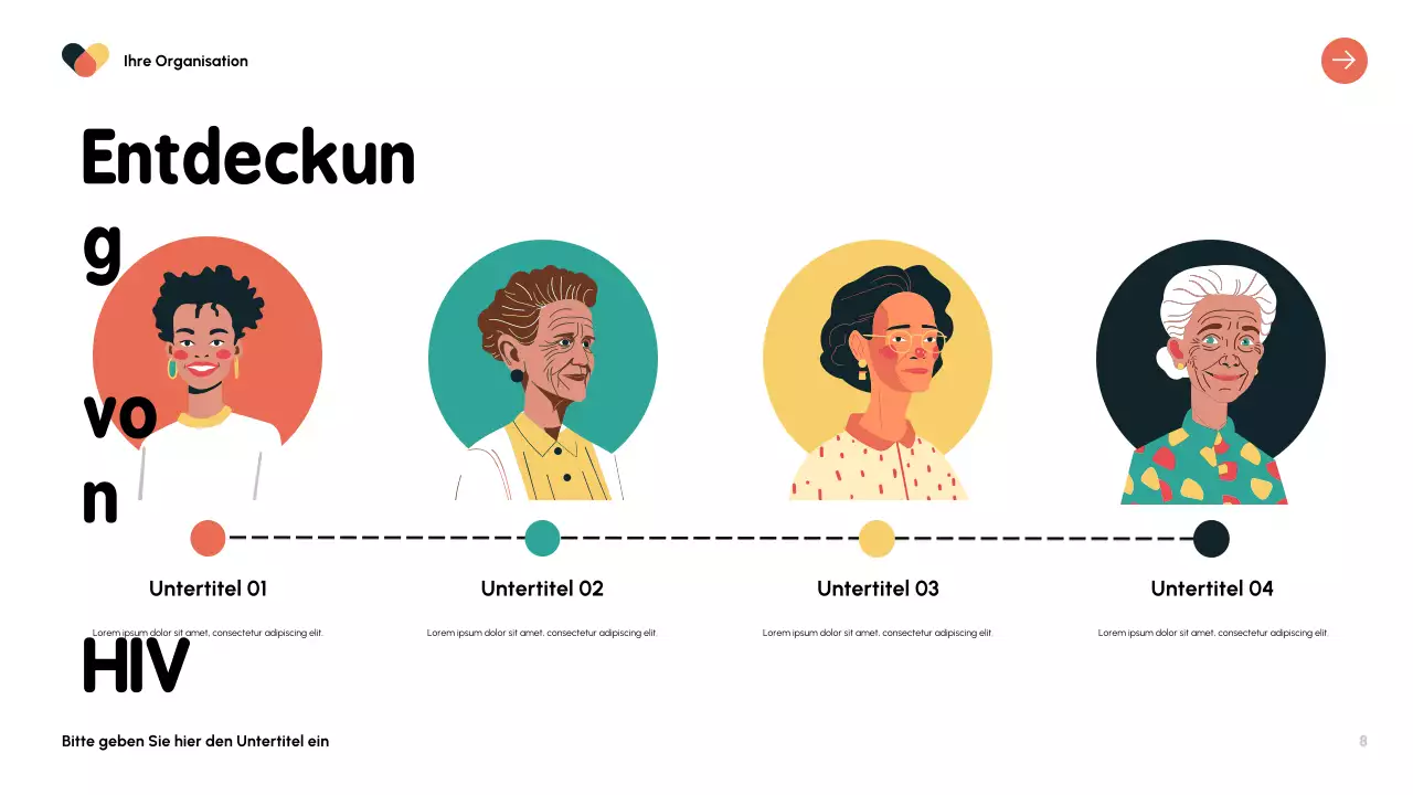 Orange Modern Health Guide Präsentation