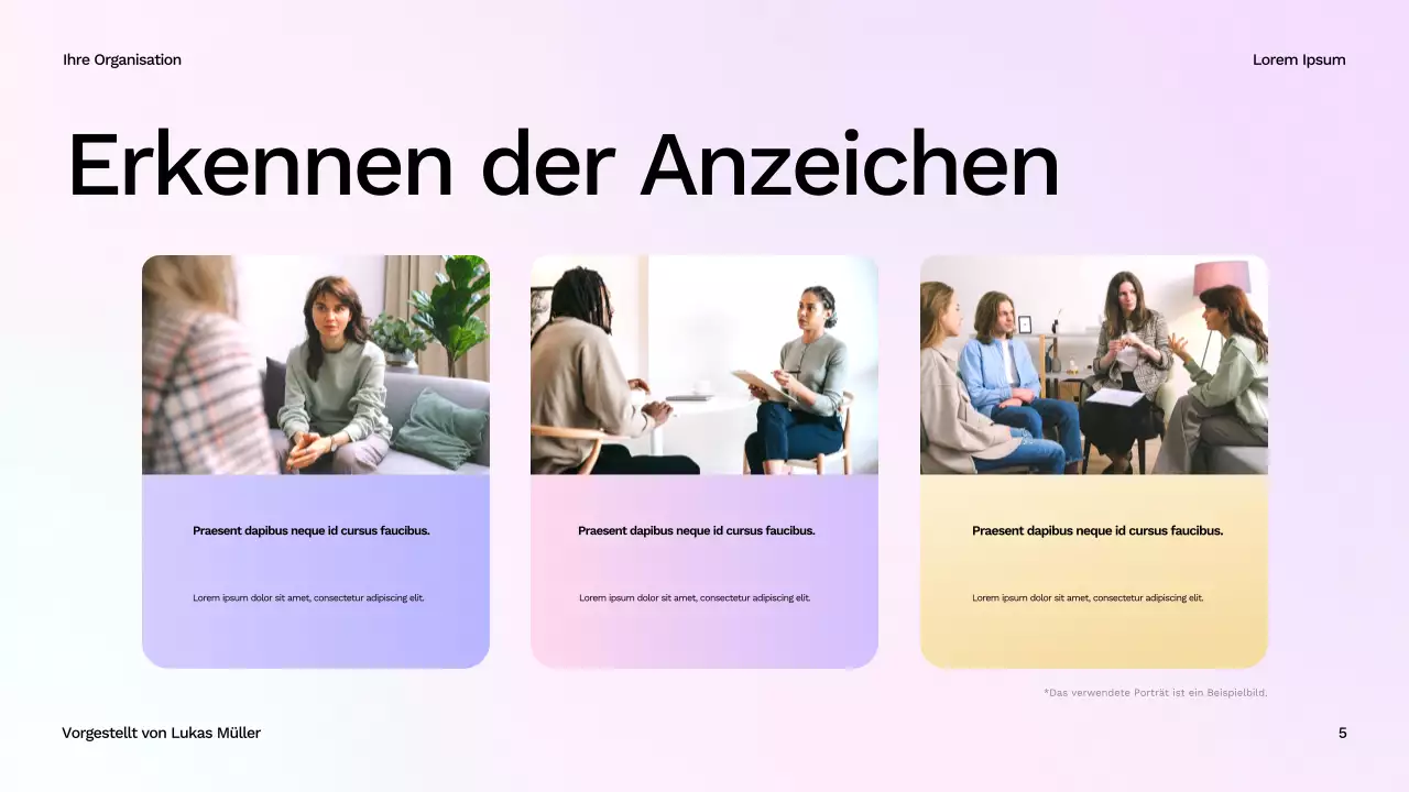 Weißer moderner Wellness-Leitfaden Präsentation