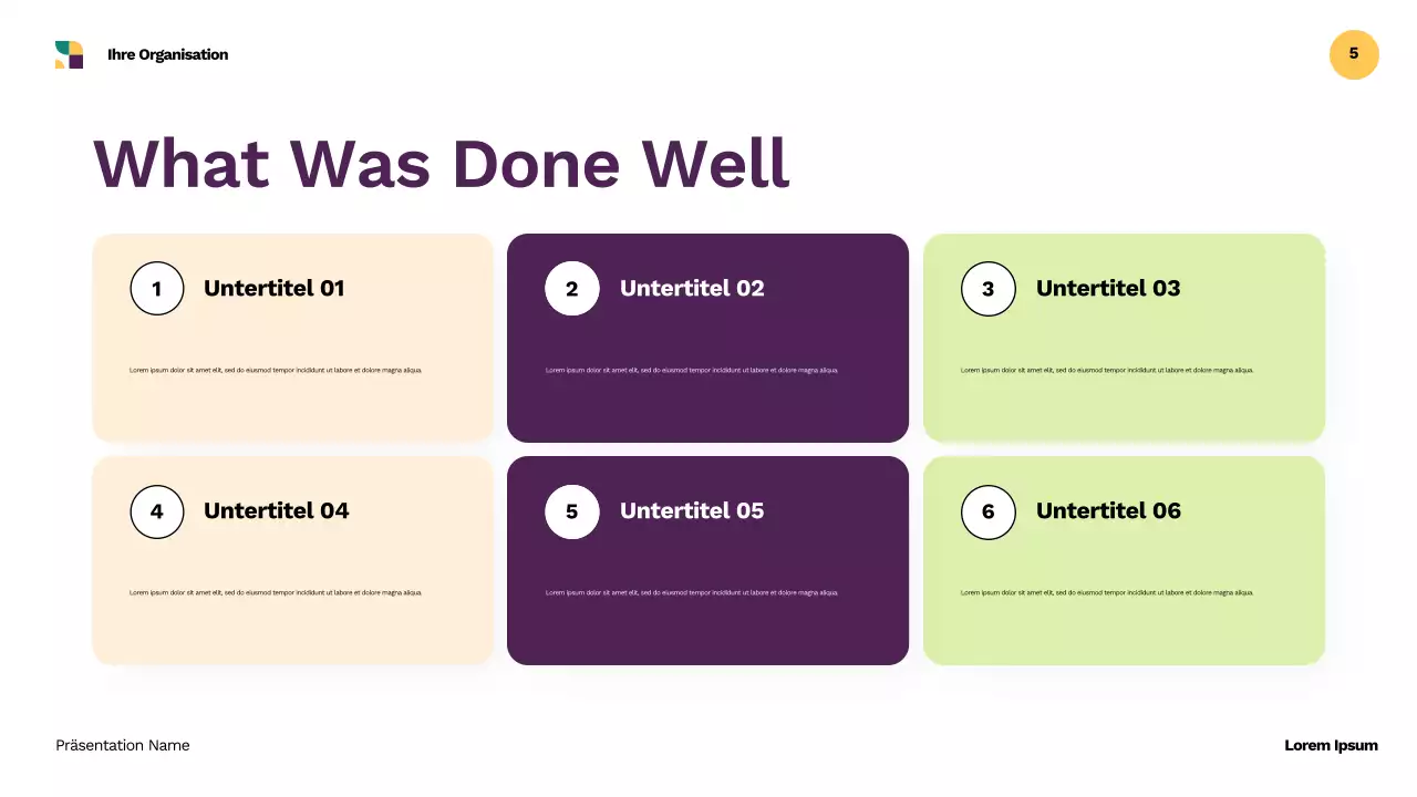 Lila Comic Schulführer Präsentation