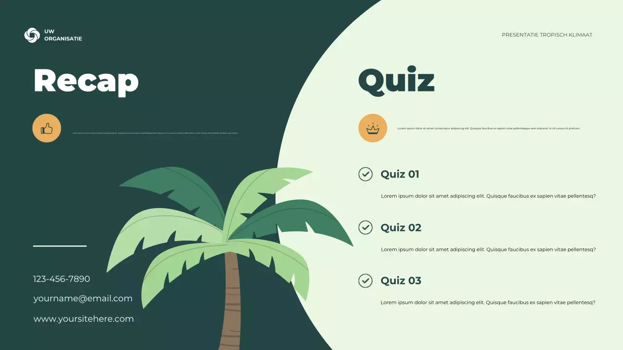 Presentatie van informatie over het groene rustieke klimaat
