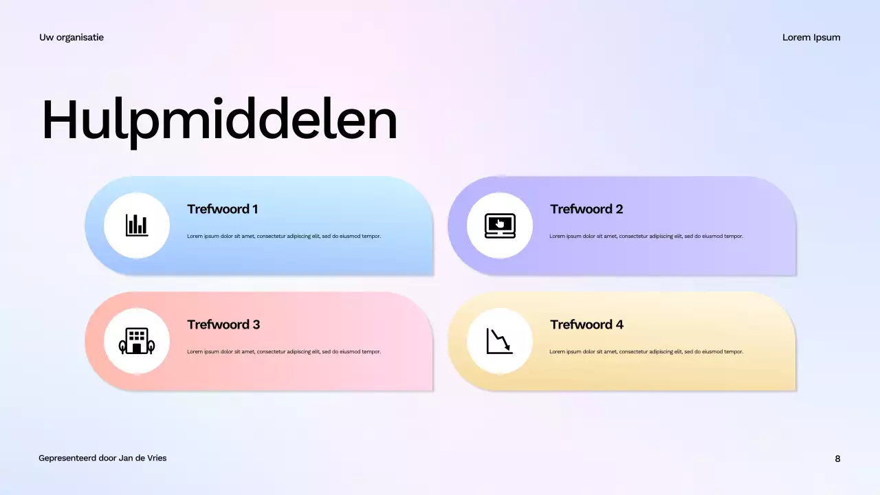 Presentatie van de White Modern Wellness Guide