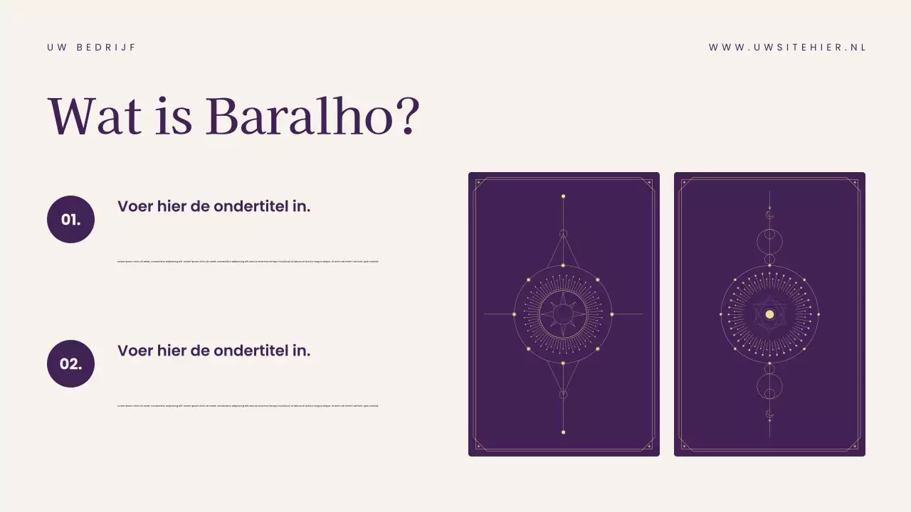 Presentatie van de Navy Elegant Tarot Guide