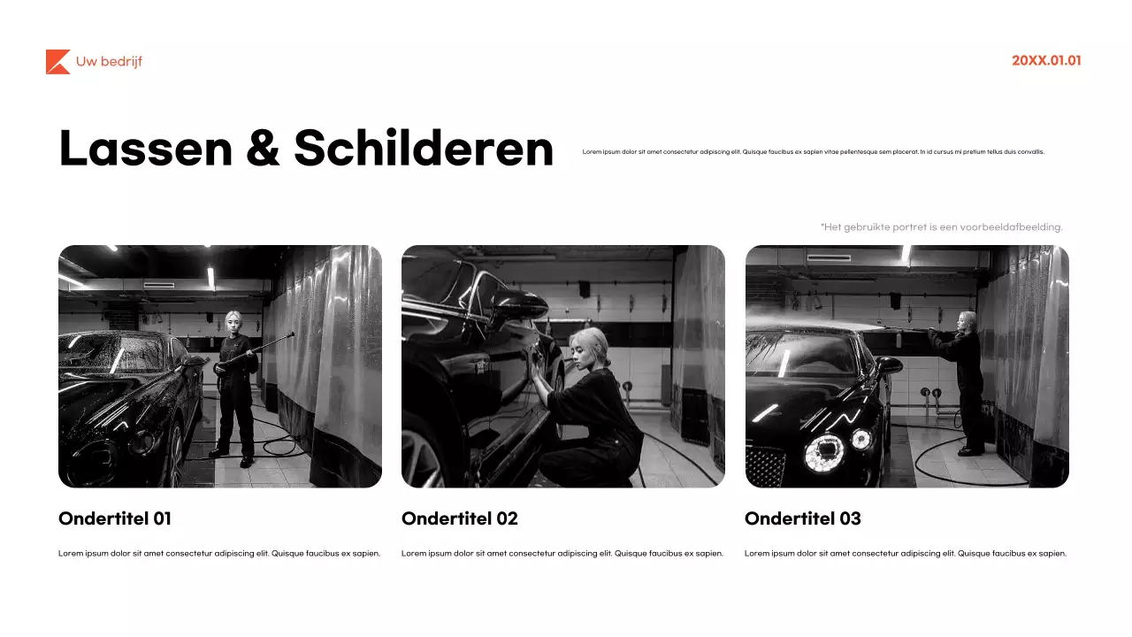 Presentatie van de gids voor zwarte moderne voertuigen