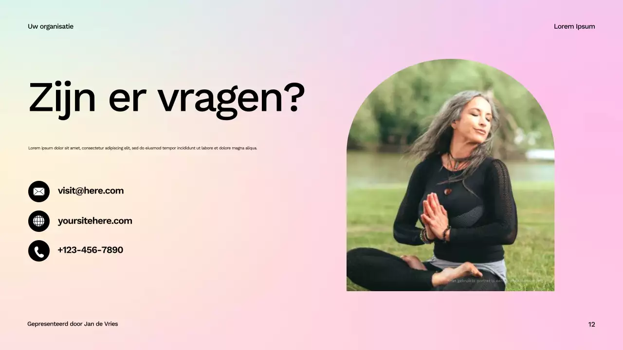 Presentatie van de White Modern Wellness Guide