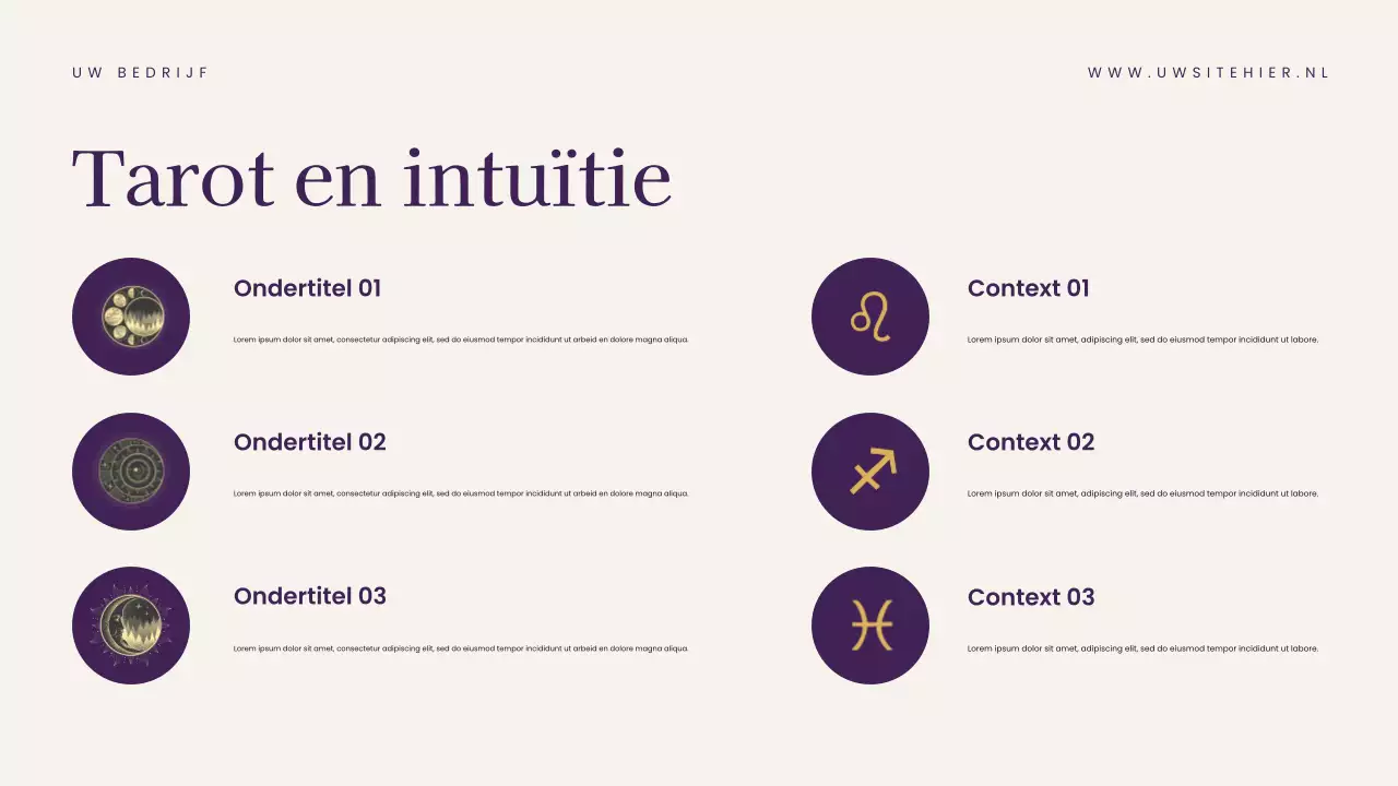 Presentatie van de Navy Elegant Tarot Guide