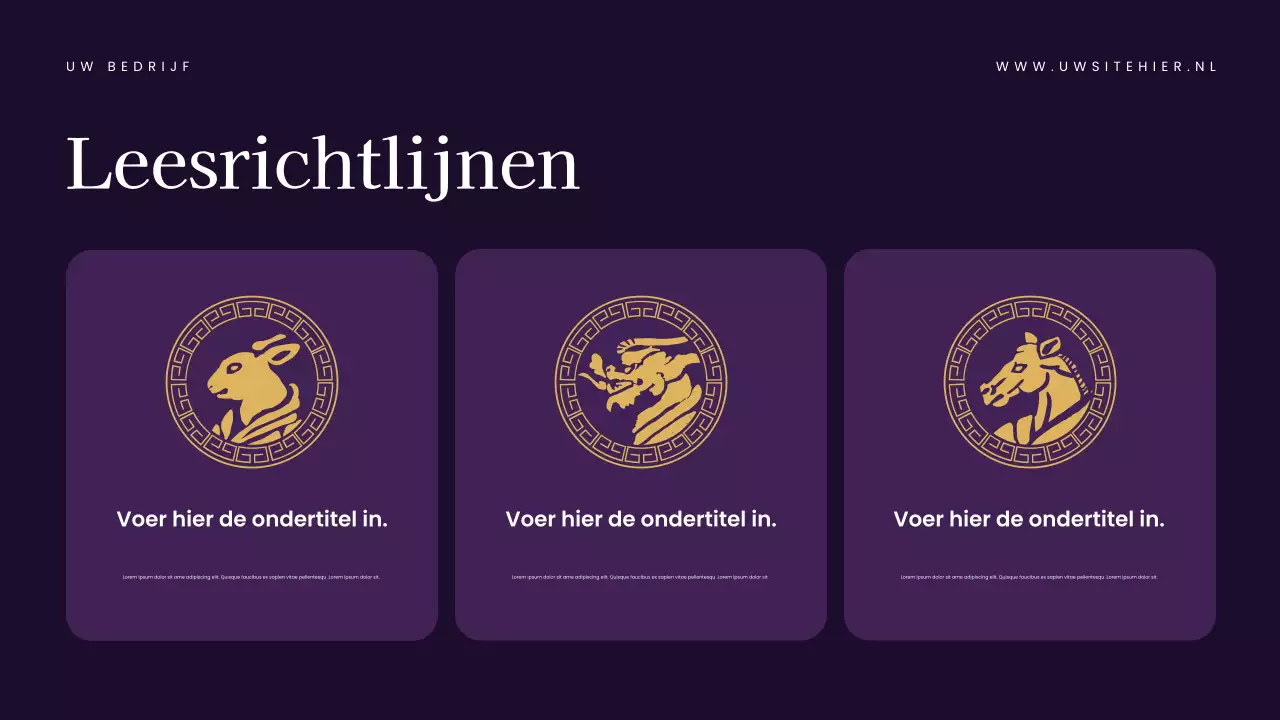 Presentatie van de Navy Elegant Tarot Guide
